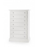 CASSETTIERA BIANCO LEGNO MASSELLO