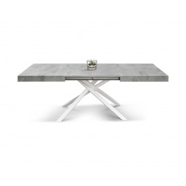 TAVOLO BASE IN METALLO PIANO IN NOBILITATO
