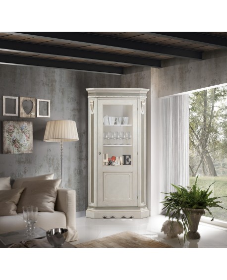 Vetrina ad angolo L.106,5 P.67,5 H.210