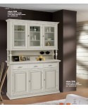 credenza vetrina in legno massello vari colori