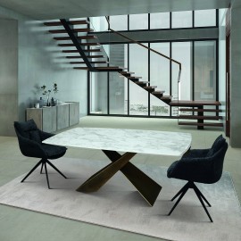 TAVOLO 160x90 2 ALL.40 ARROTONDATO