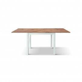 TAVOLO A LIBRO 90x90 BASE BIANCA