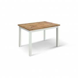 TAVOLO 110X70 2 ALL CM 40 BASE BIANCA
