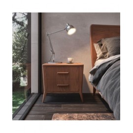 comodino legno massello