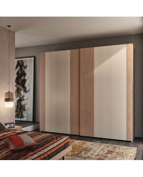 Armadio ante legno frassino e tanganika