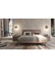 Letto con testata legno (rete 180x200 esclusa)
