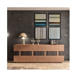 Credenza 4 porte legno massello