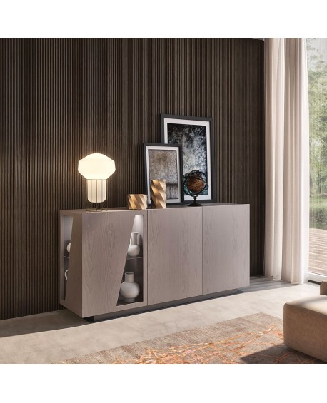 Credenza 3 porte legno massello