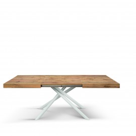 TAVOLO 140x90 2 ALL.40 BASE BIANCA