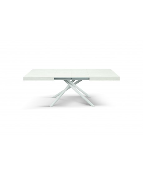 TAVOLO 140x90 2 ALL.40 BASE BIANCA