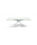 TAVOLO 140x90 2 ALL.40 BASE BIANCA