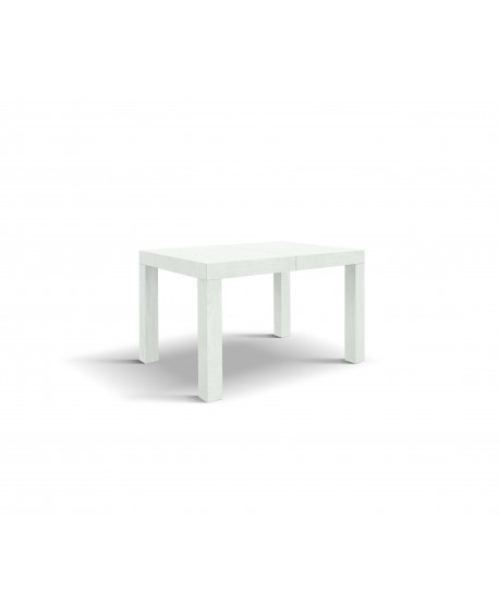 TAVOLO 120X80 2 ALL 40 BIANCO FRASSINATO