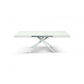 TAVOLO 160x90 2 ALL.40 BASE BIANCA