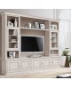 Parete porta tv legno 243x50x227 vari colori