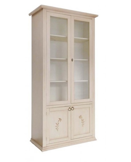 Vetrina 2 p. vetro + 2 p legno