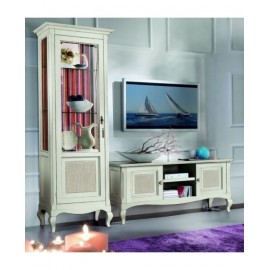 PORTA TV CON ANTE PAGLIA DI VIENNA L.146 H.65 P.50