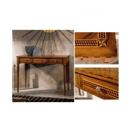 SCRIVANIA INTARSIATA L.110 H.80 P.55