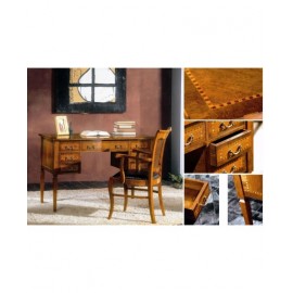 SCRIVANIA IMPERO 7 CASSETTI CON FILETTO L.120 H.80 P.60