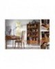 libreria con 2 cassetti legno massello l 122 p 31 h 219