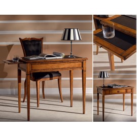 scrittoio legno massello e 1 tirello l 90  p 53 h 80