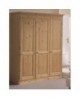 Armadio 3 porte in pino massiccio