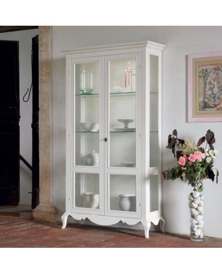 vetrina in legno massello