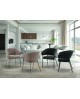 Sedia Imbottita in Tessuto colore Grigio                                   L.60 H.82 P.60 HS.49