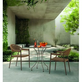 Poltrona in Corda colore Beige                                 L.56 H.78 P.53 HS.44cm.