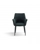 Sedia Imbottita in Tessuto colore Grigio                                   L.64 H.90 P.64 HS.55