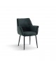 Sedia Imbottita in Tessuto colore Grigio                                   L.64 H.90 P.64 HS.55