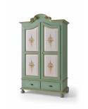 CABINET WOOD DECORATED HAND MADE IN ITALY