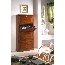 BLANCO zapato de madera