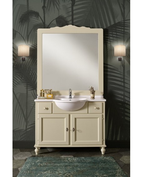 ARREDO BAGNO in legno massello L108 P 36/50 NO SPECCHIO VARI COLORI