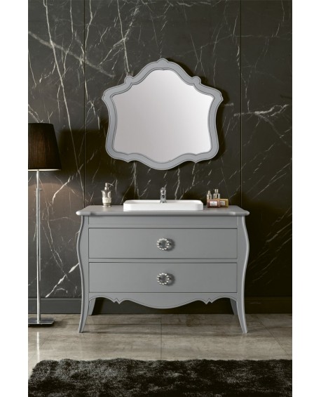 ARREDO BAGNO in legno massello con specchio