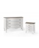 COMO '3 DRAWERS SOLID WOOD