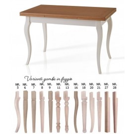 tavolo legno massello vari colori e dimensioni