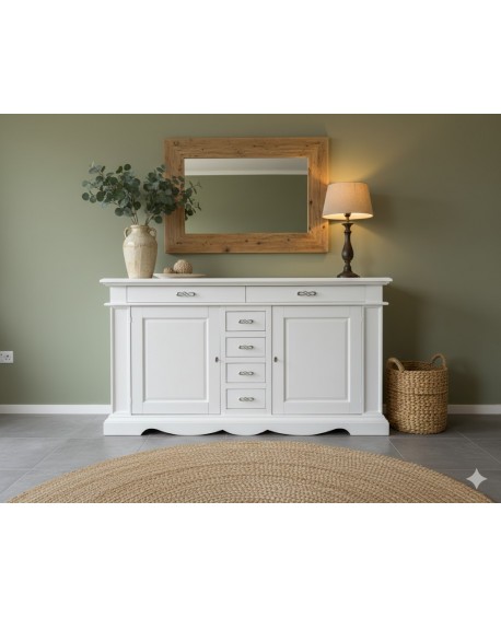 CREDENZA legno massello vari colori  L.210 H.115 P.55
