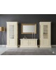 SALA COMPLETA CREDENZA E VETRINA VARI COLORI