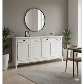 Credenza PROVENZALE 4 ante, 4 cassetti      L.200 P.42 H.102