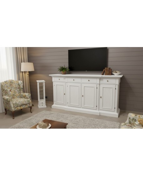 Küchenschrank MASSIVHOLZ HOLZ ARTIGIANALE 4 DOORS L 224 P 52 H 115