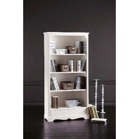 LIBRERIA LEGNO LACCATA BIANCA