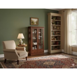 BIBLIOTECA VENTANA ART WOOD COL.NOCE vida deficientes entrada de la sala