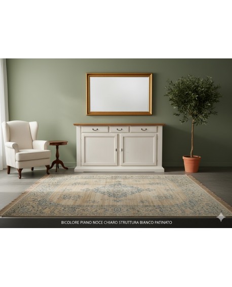 CREDENZA legno massello vari colori  L.210 H.115 P.55