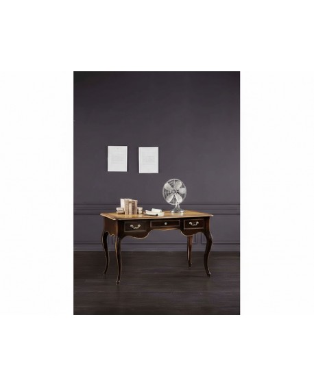 SCRIVANIA IN LEGNO MASSELLO L 150 BICOLORE COME FOTO