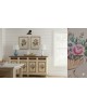 CREDENZA IN LEGNO MASSELLO DECORATA A MANO VARI COLORI E DECORI