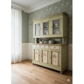 CRISTALLIERA DECORATA A MANO