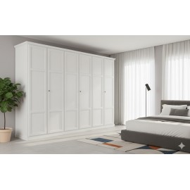 ARMADIO IN LEGNO MASSELLO DI TANGANIKA VARI DIMENSIONI LINEARE E ANGOLO VARI COLORI
