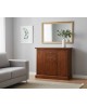 DRESSER CABINA CON ART POOR HALL ENTRADA madera de nogal