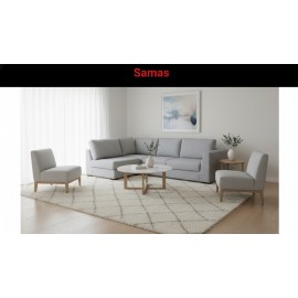 DIVANO AD ANGOLO REVERSIBILE VARI COLORI SAMAS L 242 P 178