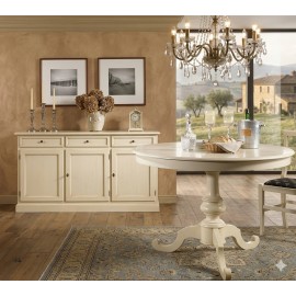 CREDENZA COUNTRY - LEGNO MASSELLO vari colori L 161 P 45 H 88